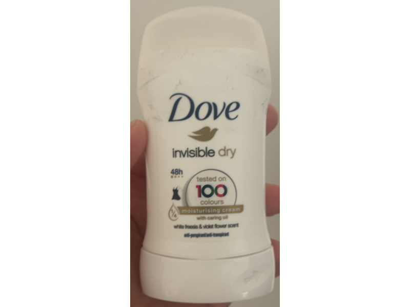 Dove Invisible Dry Deodorants & Antiperspirants, White Freesia & Violet Flower Scent, 40 mL