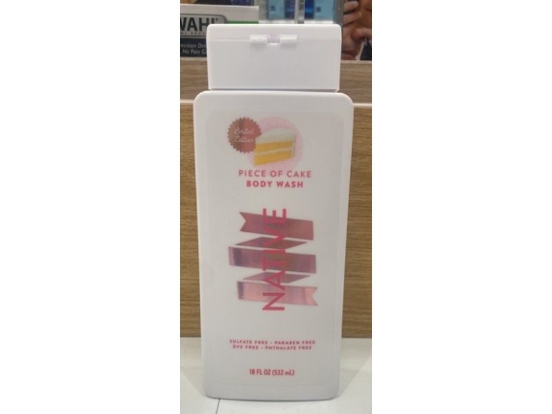 Native Body Wash, Piece Of Cake, 18 fl oz/532 mL