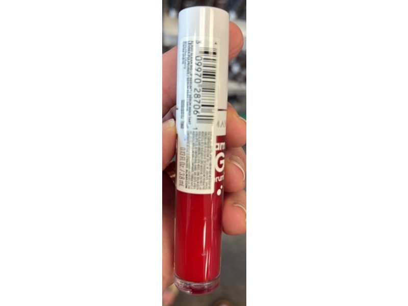 Almay Gleam Big Lip Serum, 600 Mon Cherry, 0.13 fl oz/3.8 mL