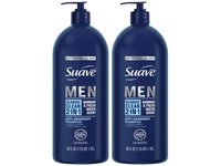 Suave Men 2 in 1 Anti Dandruff Shampoo & Conditioner, 40 fl oz/1.18 L, Pack Of 2 - thumbnail 1