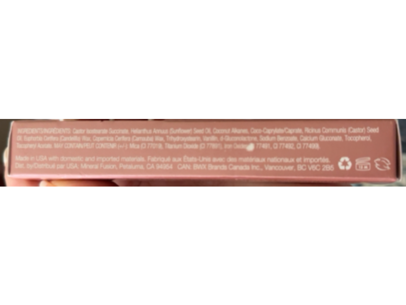 Mineral Fusion Hydro-Shine Lip Gloss, Jaipur, 0.15 fl oz/4.5 mL