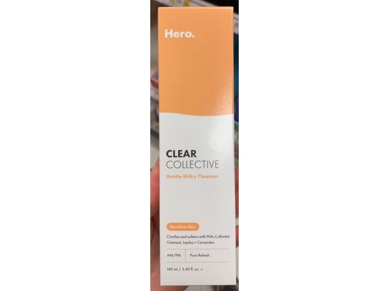 Hero Cosmetics Gentle Milky Cleanser, 5.40 fl oz/160 mL