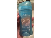 Secret Antiperspirant Deodorant, Soapy Bubble Bath, 2.6 oz/73 g - Image 3