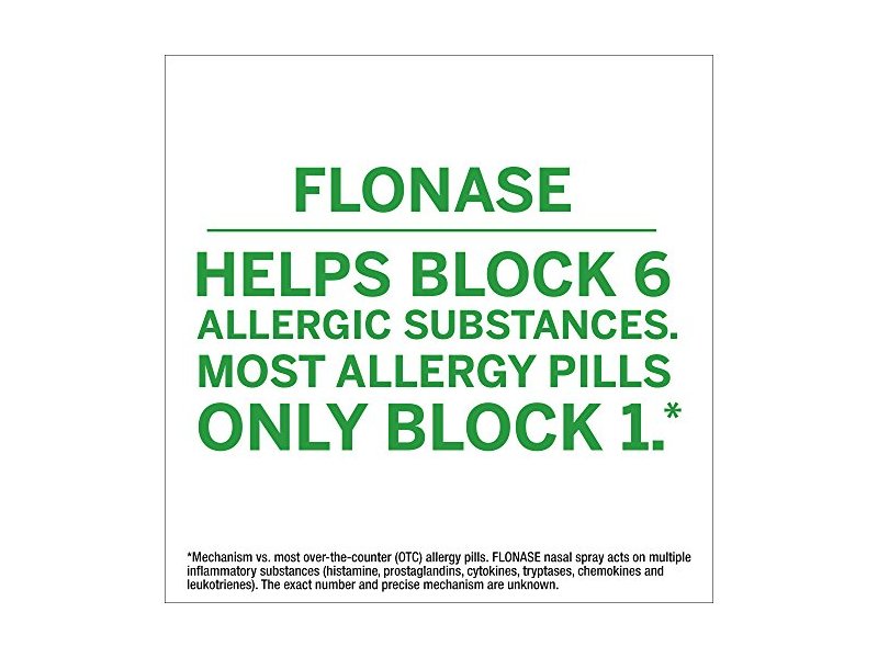 Flonase Allergy Relief Nasal Spray, 0.62 fl oz/18.2 mL, Pack Of 2