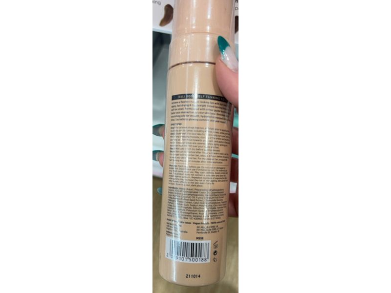 Bali Body Self Tanning Mousse, Dark, 6.7 fl oz/200 mL