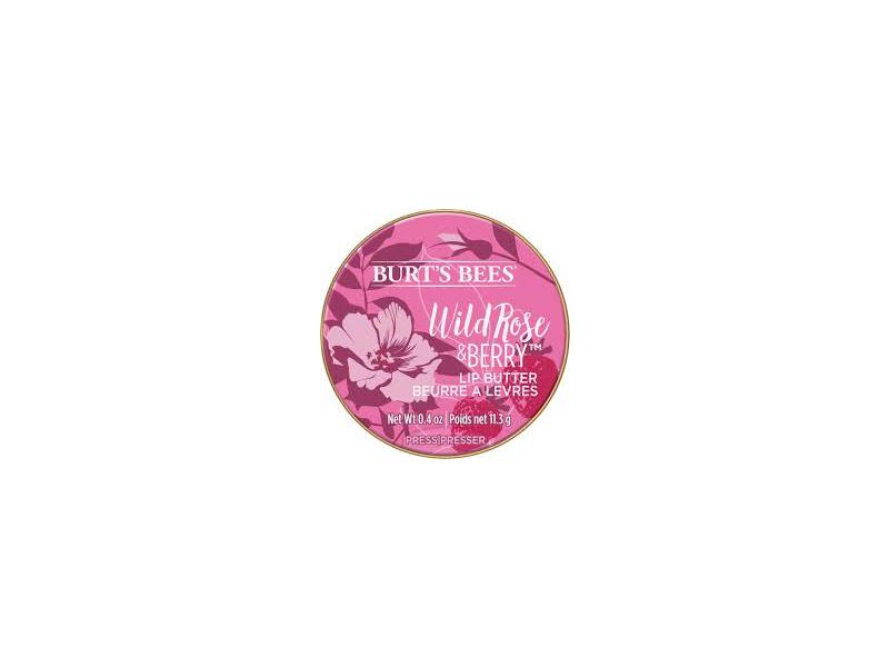 Burt's Bees 100% Natural Origin Lip Butter With Moisturizing Shea and Cocoa  Butters Wild Rose and Berry