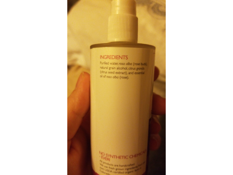 Lily Organics Nourishing Rose Facial Toner, 3.4 fl oz