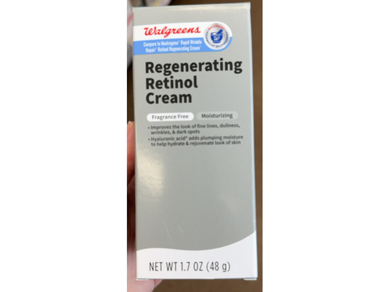 Walgreens Regenariting Retinol Cream, 1.7 oz/48 g