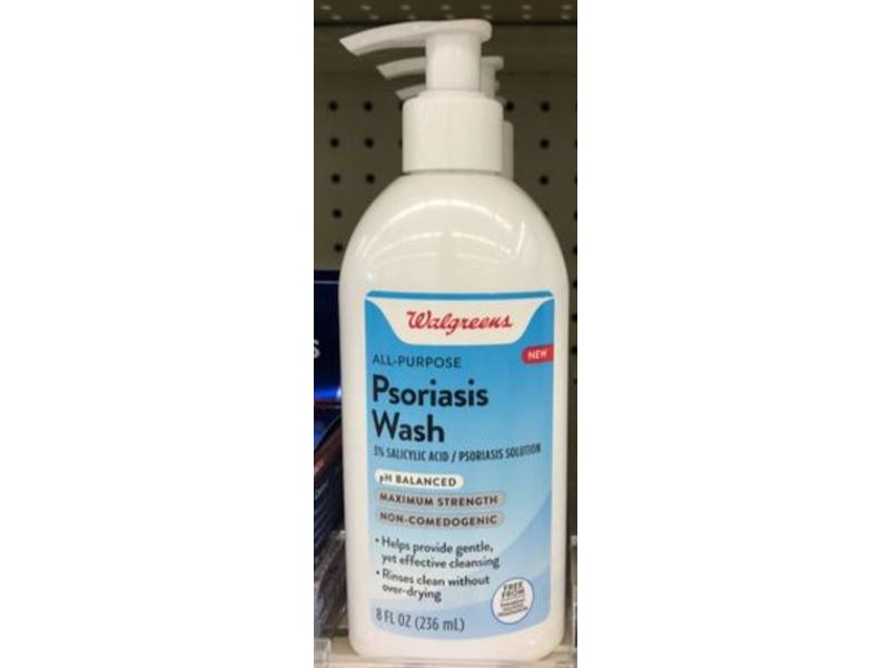 Walgreens All-Purpose Psoriasis Wash, Maximum Strength, 8 fl oz/236 mL