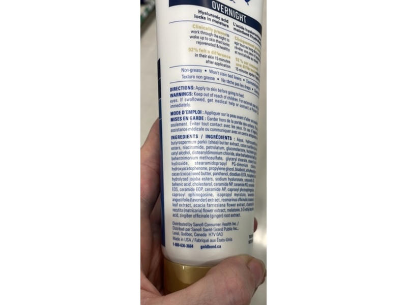 Gold Bond Overnight Deep Moisturizing Body Lotion, 226 g