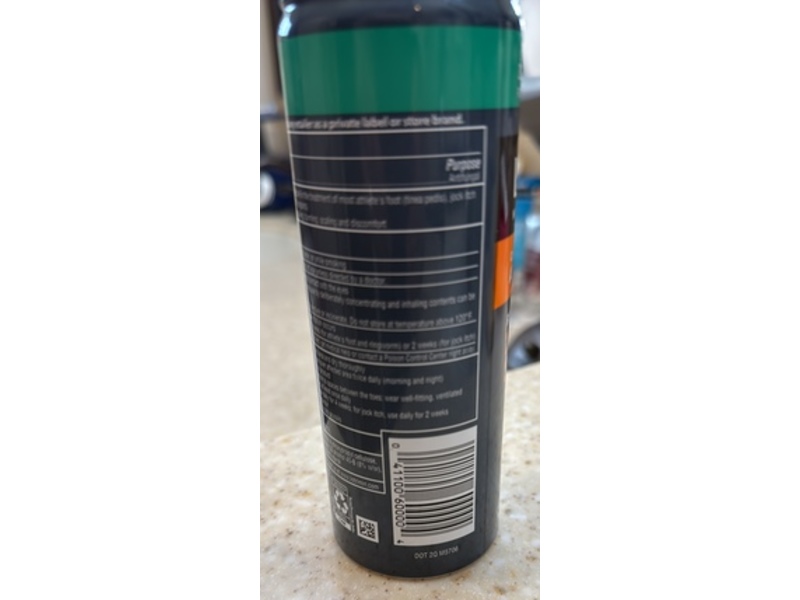 Lotrimin AF Athlete's Foot Deodorant Powder Spray, 4.6 oz/133 g, Pack Of 3