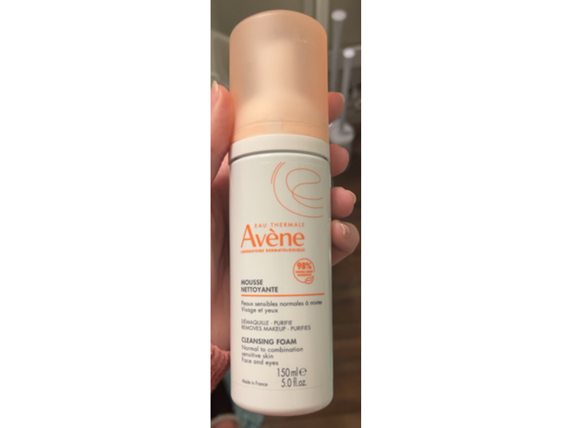 Avene Cleansing Foam, 5.0 fl oz/150mL