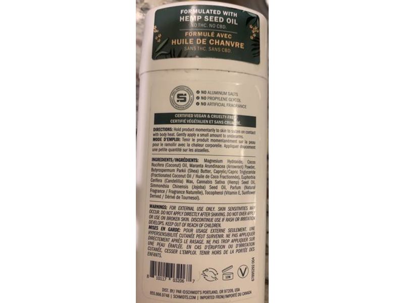 Schmidt's Natural Deodorant, Sage+Vetiver, 3.25 oz/92 g, Pack Of 3