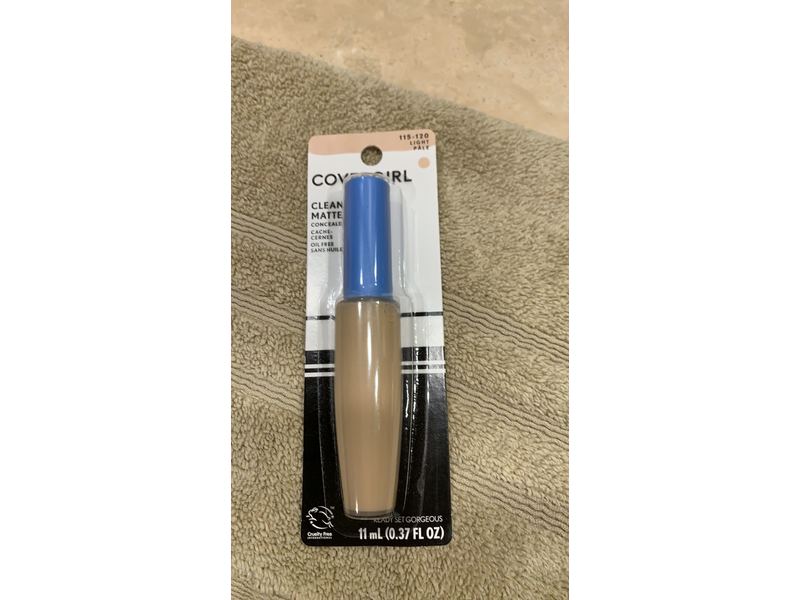 Covergirl Clean Matte Concealer, Light, 0.37 fl oz/11 mL