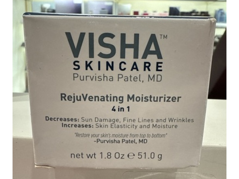 Visha Skincare 4 In 1 Rejuvenating Moisturizer, 1.8 fl oz/51 g