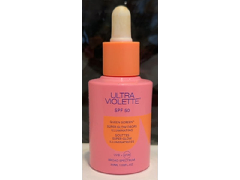 Ultra Violette Queen Screen Super Glow Drops, Illuminating, SPF 50, 1.05 fl oz/30 mL