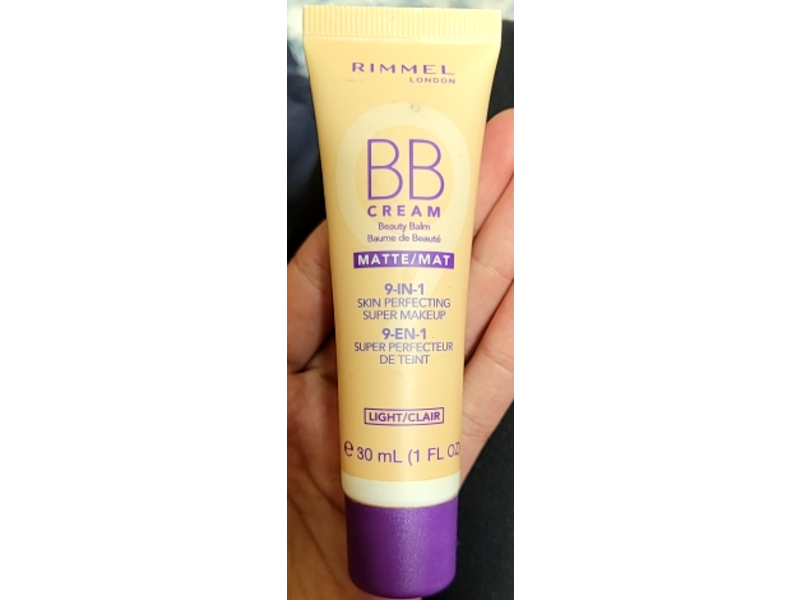 Rimmel London BB Cream Matte, Light, 1 fl oz/30 mL