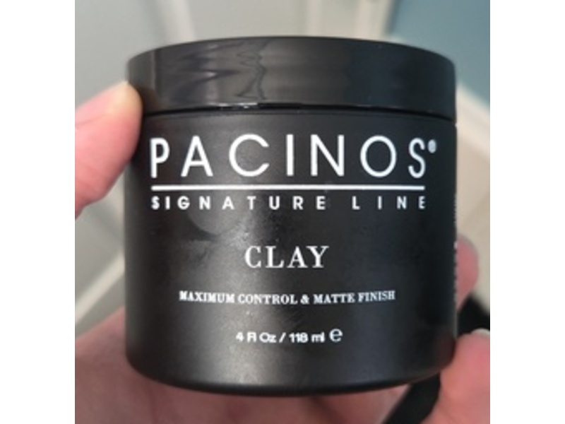 Pacinos Signature Clay Maximum Control & Matte Finish, 4 fl oz/118 mL