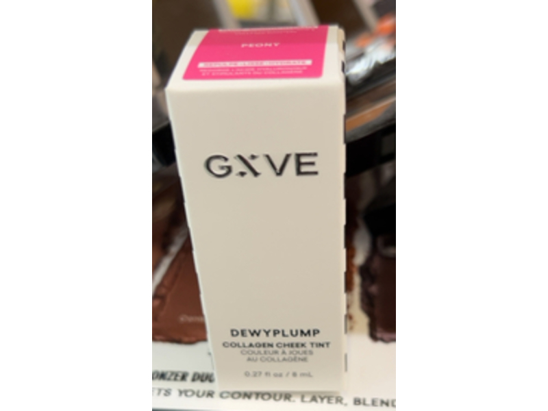 Gxve Dewy Plump Collagen Cheek Tint, Peony, 0.27 fl oz/8 mL