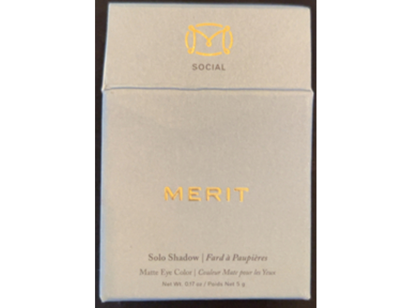 Merit Solo Shadow Matte Eyecolor, Brun, 0.17 oz/5 g