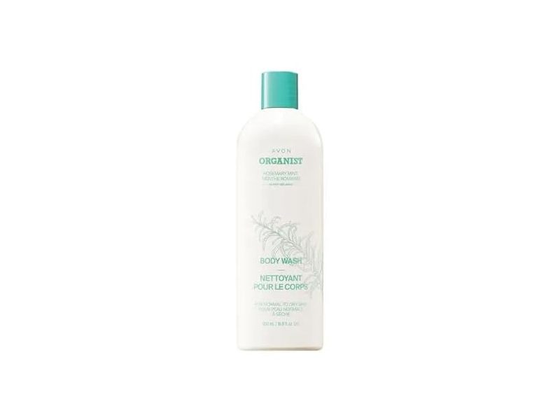Avon Organist Body Wash, Rosemary Mint, 16.9 fl oz/500 mL
