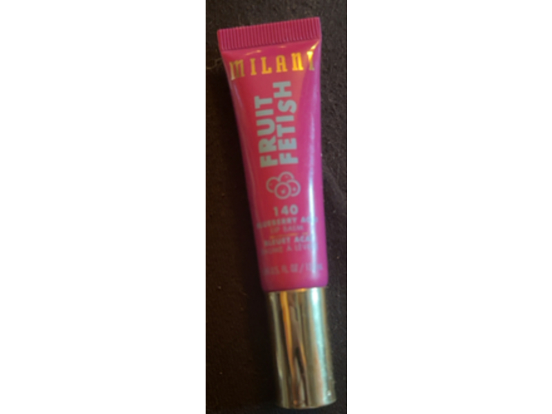 Milani Fruit Fetish Lip Balm, 140 Blueberry Acai, 0.41 oz/11.7 g