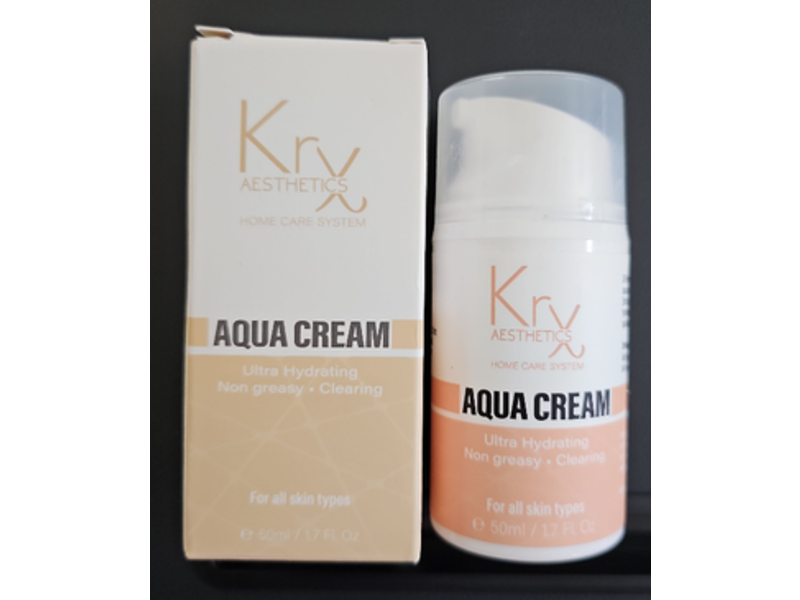 Krx Aesthetics Ultra Hydrating Aqua Cream, 1.7 fl oz/50 mL