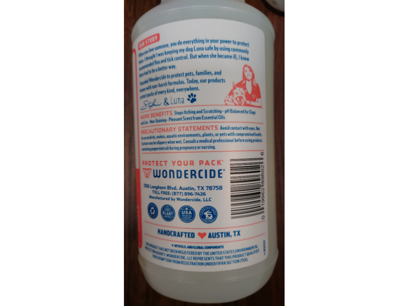 Wondercide Flea & Tick Pets + Home Kills & Prevents Mosquitoes, Pepermint Scent, 32 oz