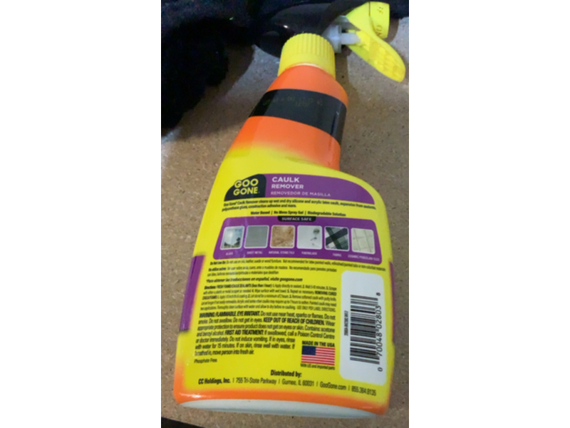 Goo Gone Caulk Remover, Citrus Power, 14 fl oz/414 mL