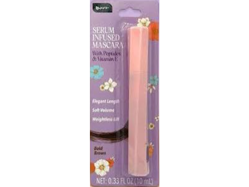 B Pure Serum Infused Mascara, Bold Brown, 0.33 fl oz/10 mL