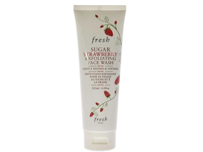 Fresh Exfoliating Face Wash, Sugar Strawberry, 4.2 oz/125 mL