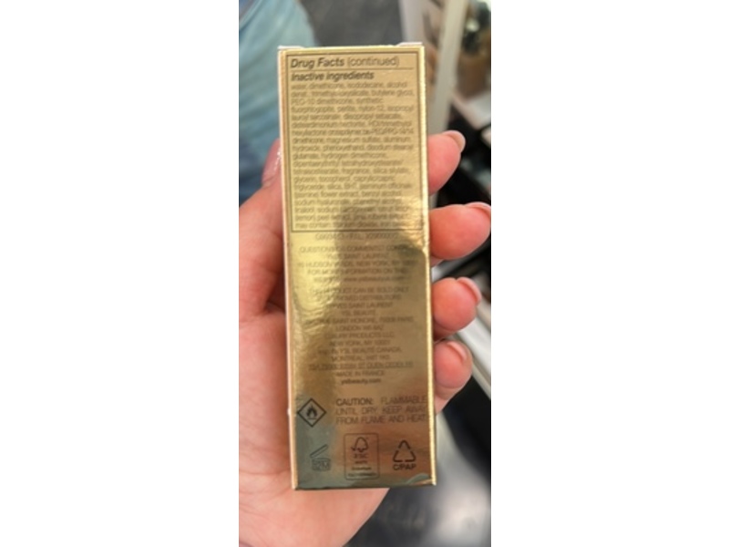 Ysl All Hours Foundation Sunscreen, LW9 Light Warm, SPF 30, 0.84 fl oz/25 mL