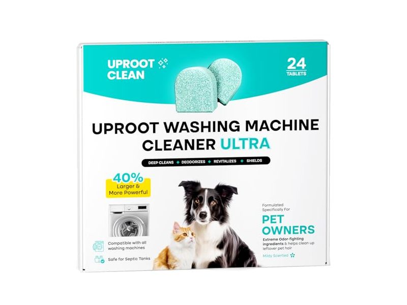 Uproot Clean Washing Machine Cleaner Ultra Tablet, 24 Count