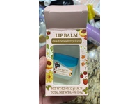 B.pure Lip Balm, Peach Strawberry Scent, 0.25 oz/7 g, Pack Of 2 - thumbnail 2
