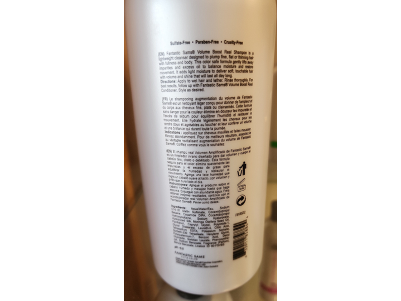 Fantastic Sams Volume Boost Real Shampoo, 32 fl oz/946 mL