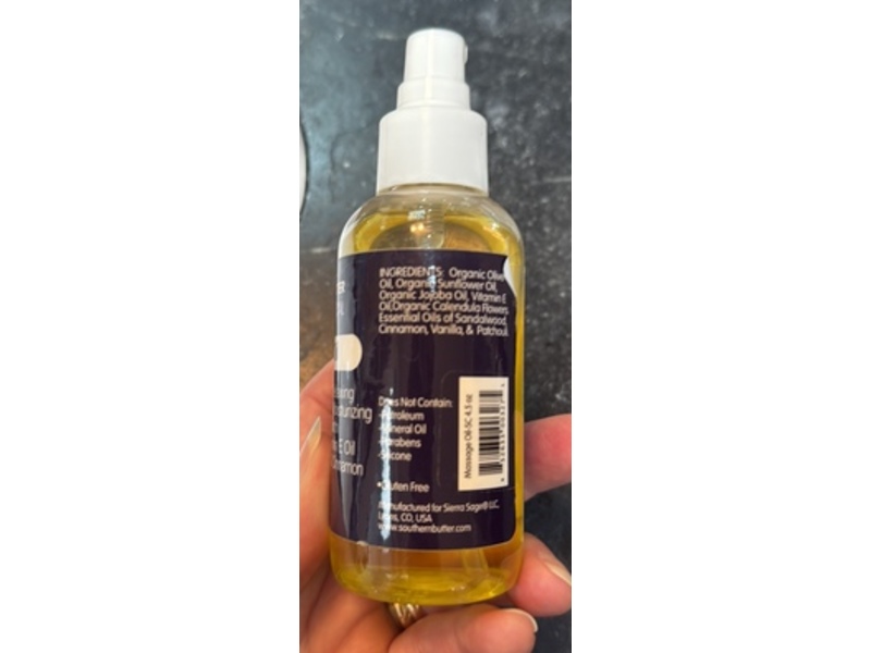 Southern Butter Massage Oil, 4.5 fl oz/127.57 g