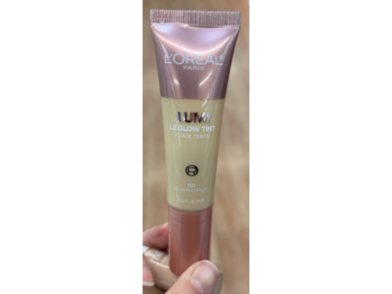 L’Oreal Paris Lumi Le Glow Skin Tint, 110 Warm, 0.84 fl oz/25 mL