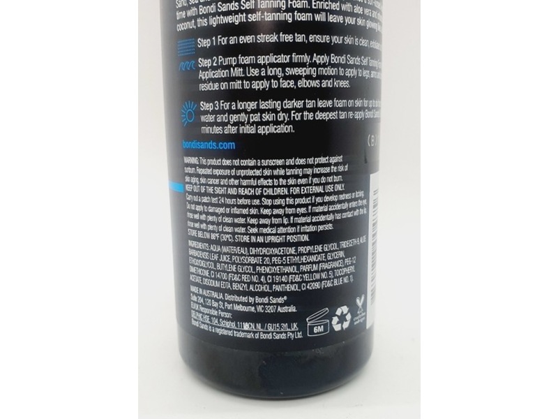 Bondi Sands Self Tanning Foam, Dark, 7.04 fl oz/200 mL