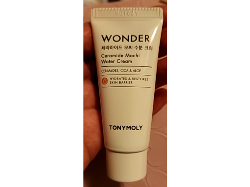 TonyMoly Wonder Ceramide Mochi Water Cream, 0.50 fl oz/15 mL