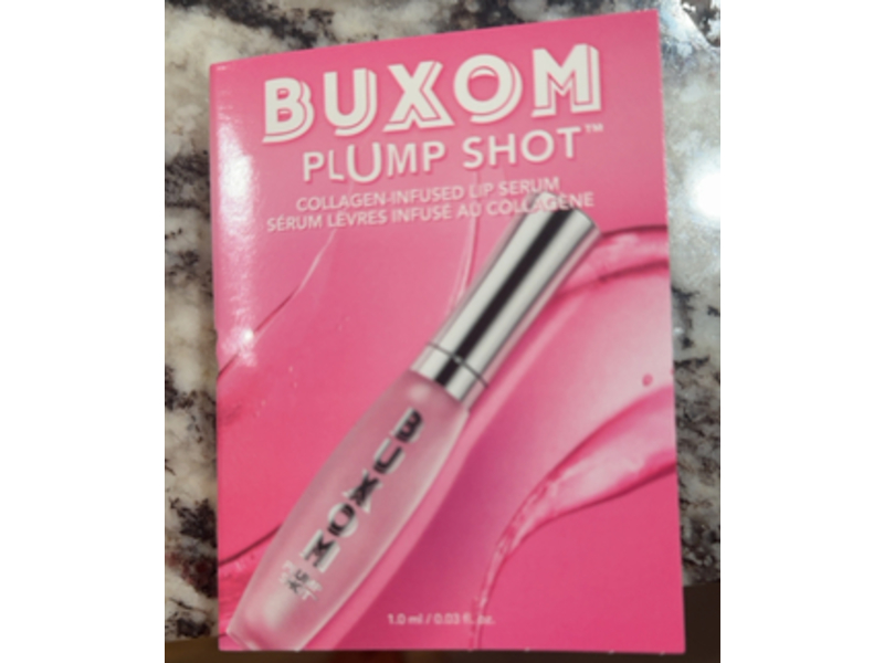 Buxom Plump Shot Collagen - Infused Lip Serum, Filler, ​0.03 fl oz/1.0 mL