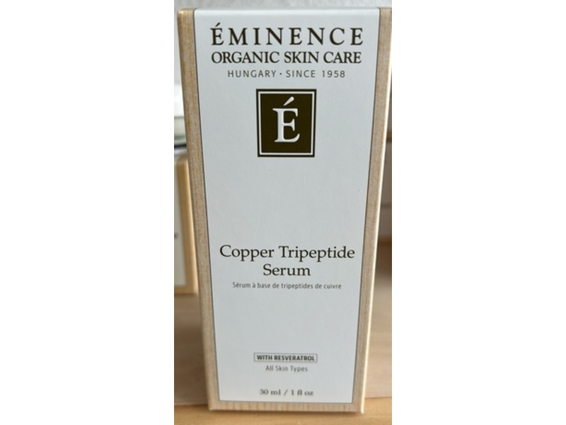 Eminence Organic Skin Care Copper Tripeptide Serum, 1 fl oz/30 mL