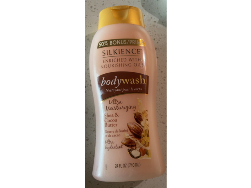 Silkience Body Wash, Nourishing Oils, Shea & Cocoa Butter, 24 fl oz/710 mL
