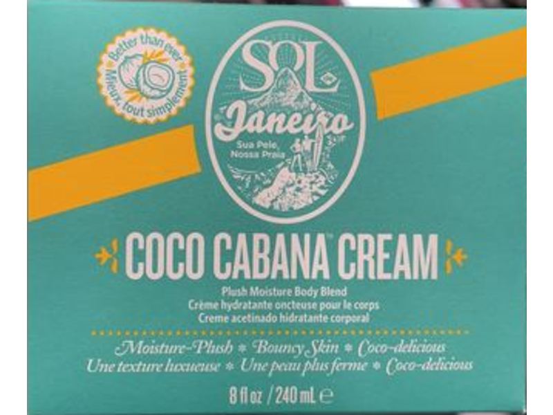 Sol Janeira Coco Cabana Body Cream, 8 fl oz/240 mL