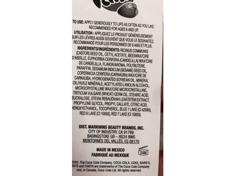 Fanta Lip Smacker Lip Balm, Strawberry, 0.14 oz/4.0 g