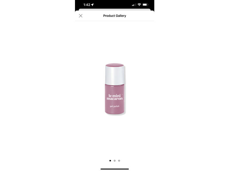 Le Mini Macaron Gel Polish, Rum Raisin,10 mL