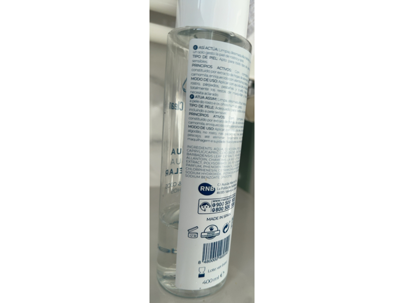 Deliplus Aqua Micerlar Facial Clean, Cara & Ojos, 400 mL