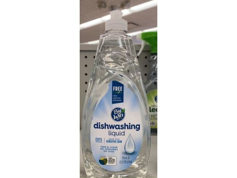 Big Win Dishwashing Liquid, 19.4 fl oz/573 mL