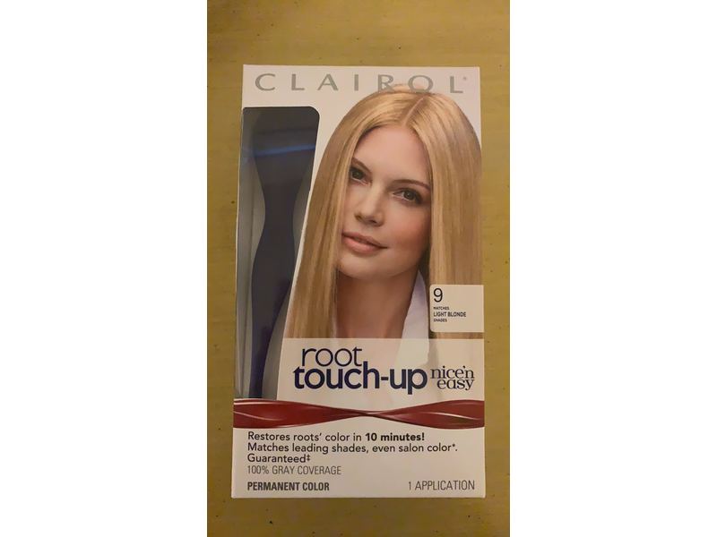 Clairol Nice' N Easy Root Touch-Up, 9 Light Blonde, 1 ct