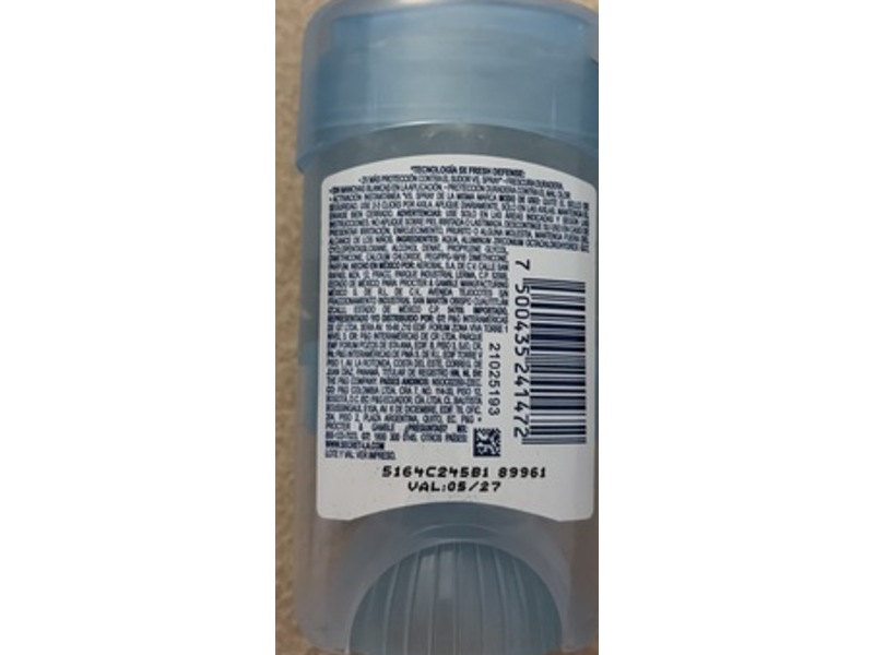 Secret 5x Fresh Defense Invisible Gel Antiperspirant, Waterlily, 45 g