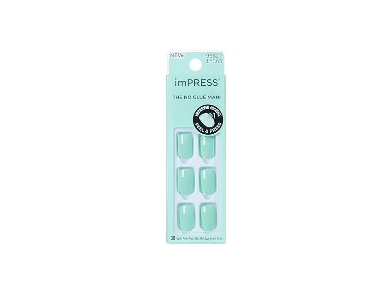 Impress No Glue Mani Press On Nails, Get Closer, 30 Count